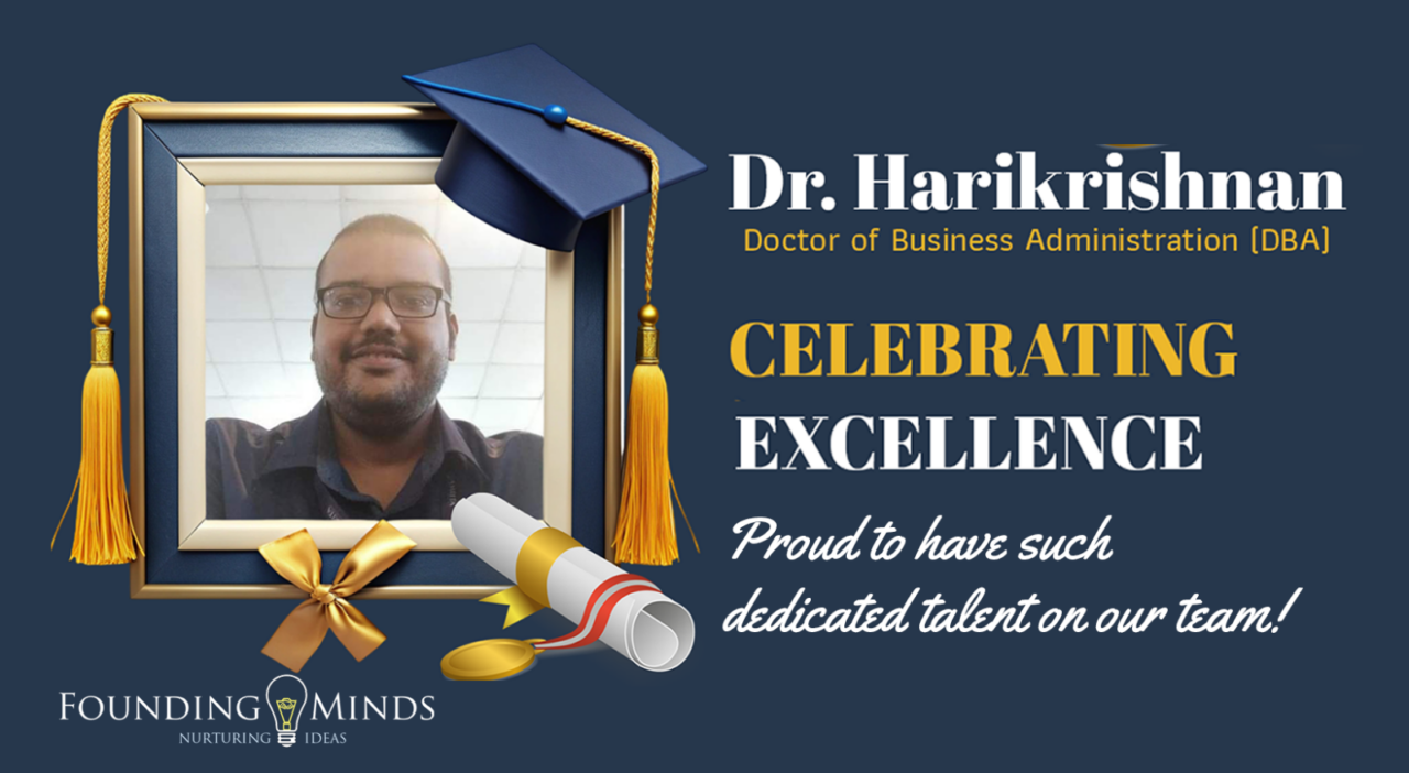 Harikrishnan Pillai Earns Global Doctorate in Machine Learning: A Journey of Dedication and Excellence Harikrishnan Pillai Earns Global Doctorate in Machine Learning: A Journey of Dedication and Excellence